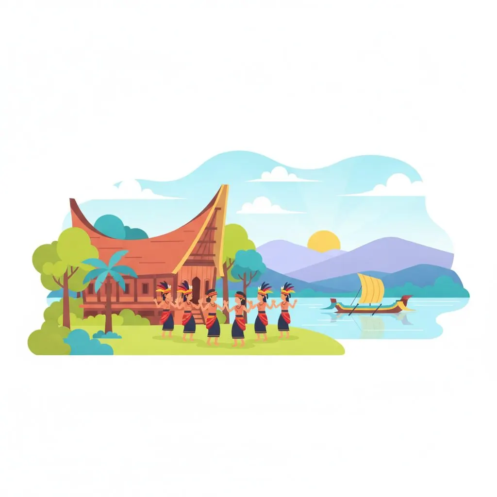 Ilustrasi: 14 Aspek Budaya Kalimantan Barat yang Indah dan Unik