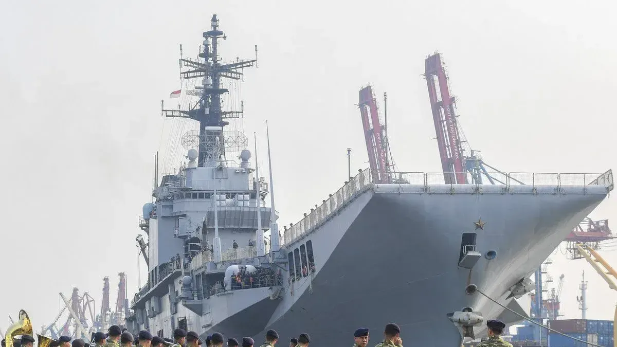 Kapal Induk Giuseppe Garibaldi Disiapkan Dukung Operasi Penanganan Karhutla