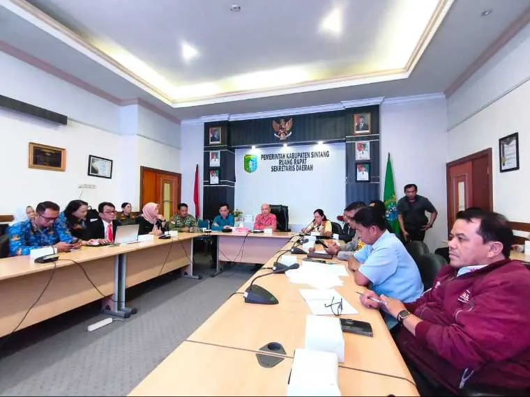 Pemkab Sintang rapat persiapan Tuan Rumah HUT ke-21 HIMPAUDI se-Kalbar.