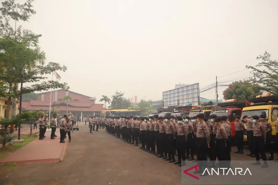 Polda Kalbar Terjunkan 300 Personel ke Ketapang Demi Percepat Penanganan Karhutla